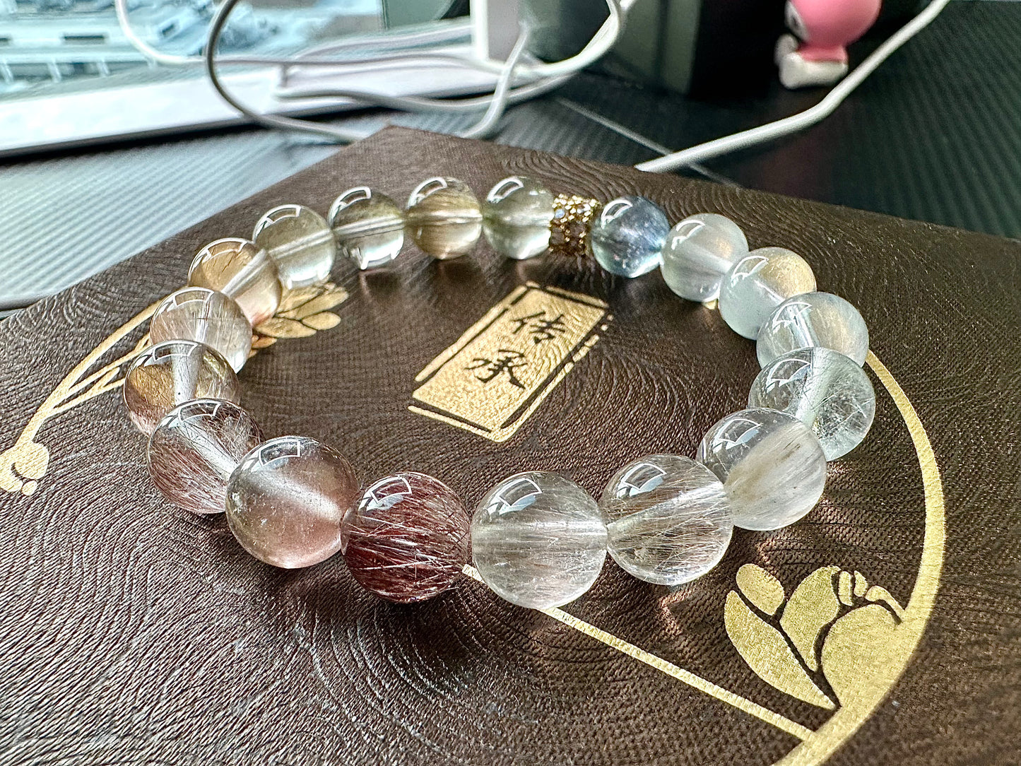 Multicolor Rutilated Quartz (彩兔毛）
